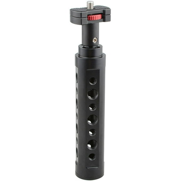 CAMVATE Cheese Handle Grip Mini Rod Mount Stabilizer with 1/4" and 3/8" Thread for Light Monitor
