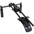 thumbnail image 1 of CAMVATE DSLR Dual Rubber Grip Handheld Shoulder Mount Rig, 1 of 5