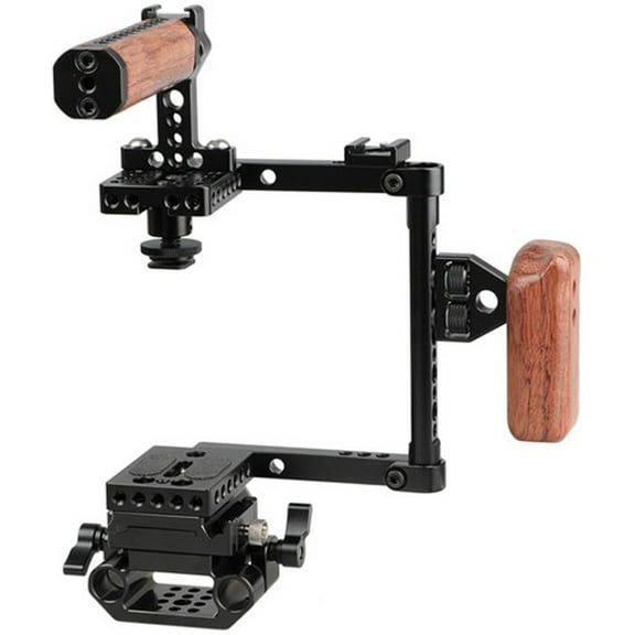 CAMVATE Quick Release Cage Kit, Right-Sided Wooden Handle