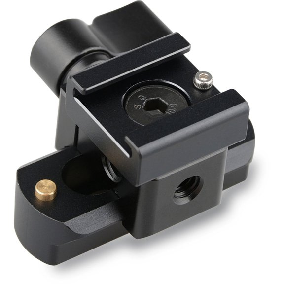 CAMVATE Quick Release Clamp and Cold Shoe Mount Adapter, Black Wingnut