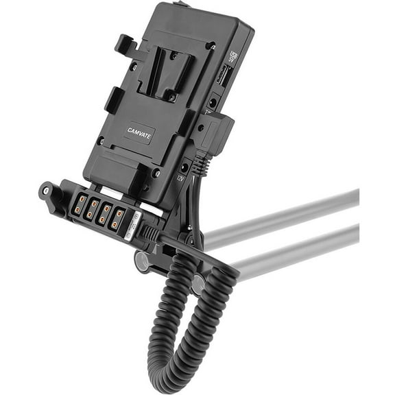 CAMVATE Rod Mount with V-Mount Power Distribution Adapter