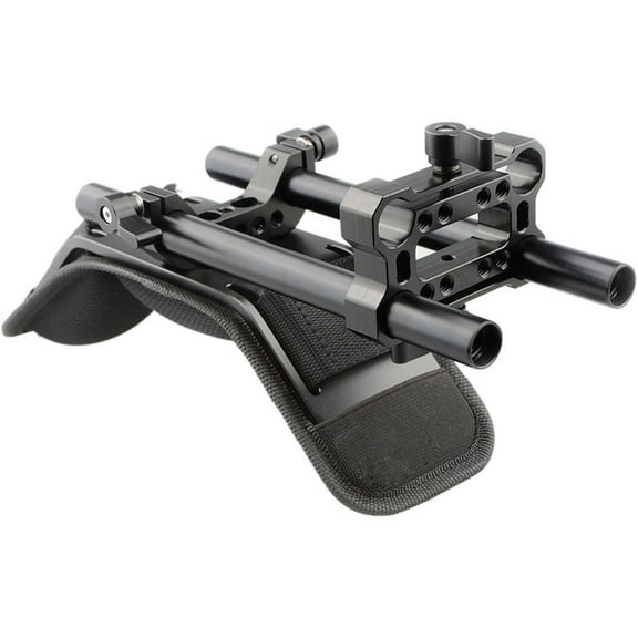 CAMVATE Shoulder Mount Kit for 15mm Rail Support Rig, Riser Railblock