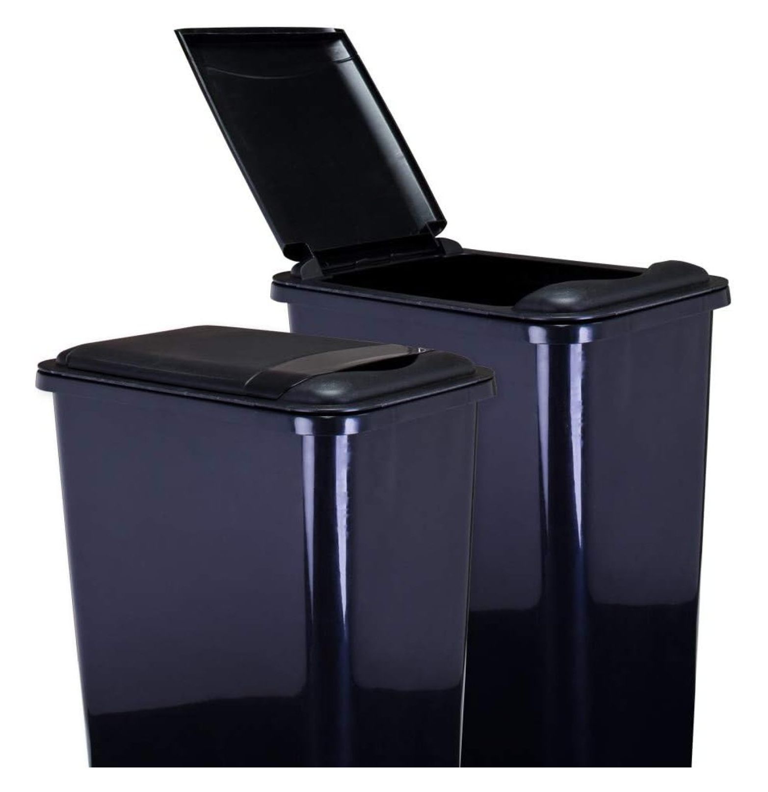 CAN50LID Plastic Waste Container Lid, Black