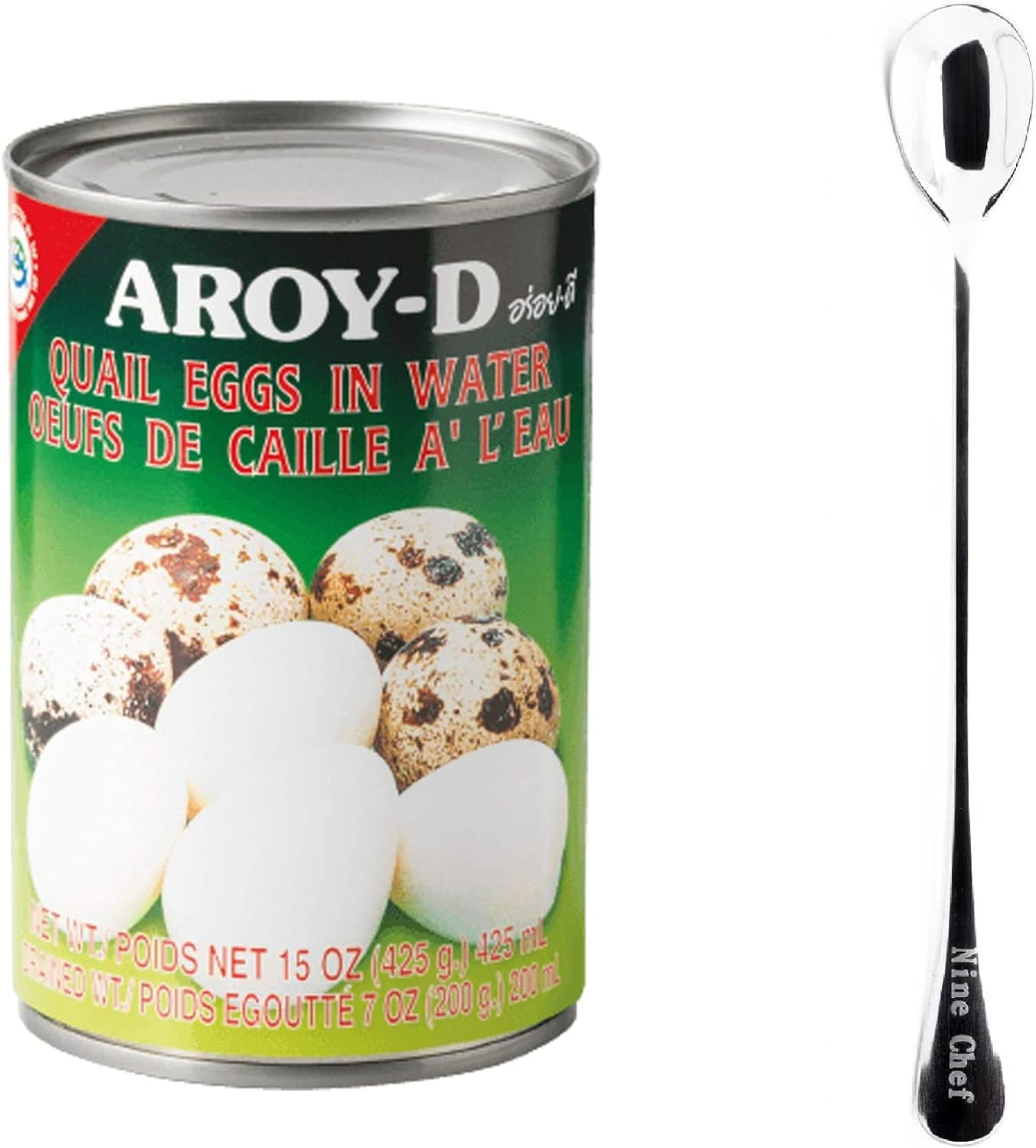 CAN (Quail Eggs, 2 Pack) plus Long Handle Spoon - Walmart.com