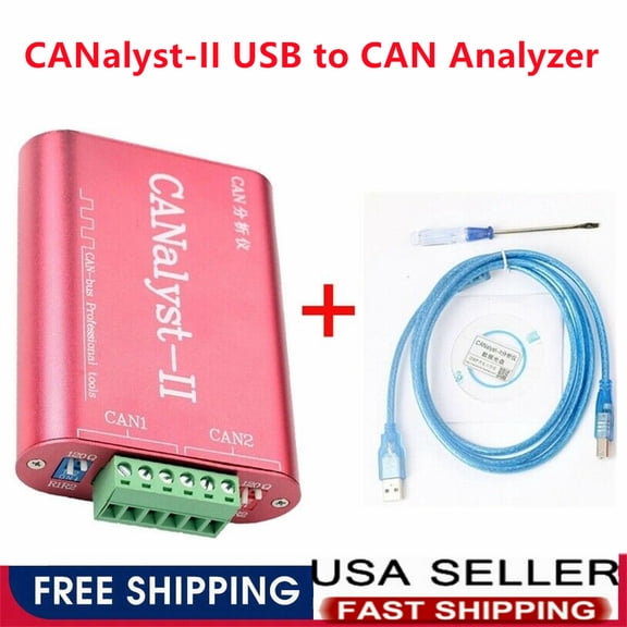 CAN alyst-II USB to CAN Analyzer CAN-BUS Converter Adapter Support ZLGCAN Pro