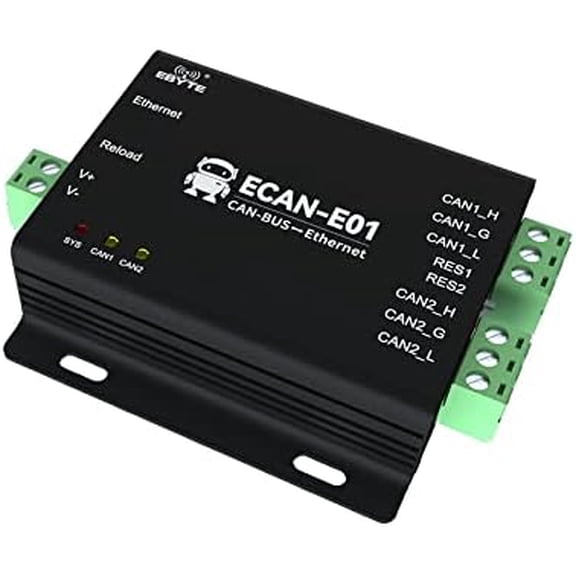CAN2.0 to Ethernet 2 Way Transparent Transmission CANBUS to RJ45 Ethernet Data Converter ECAN-E01 Cloud Transmission