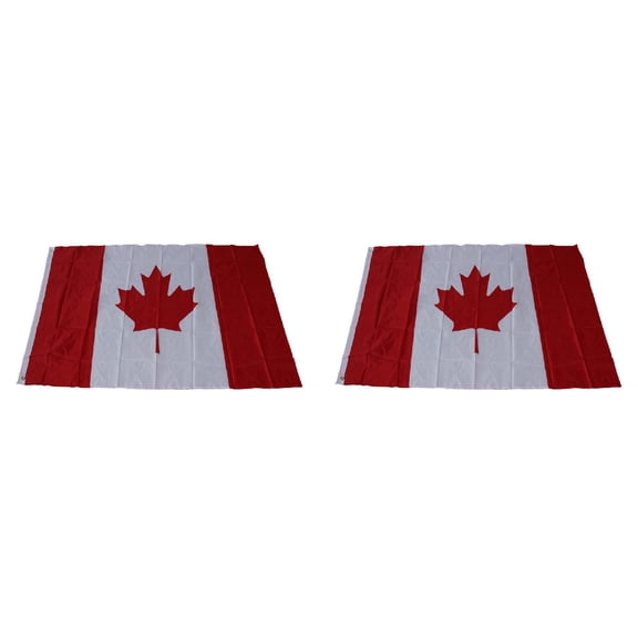 CANADA FLAG 3x5 FT -National Banner Polyester With Grommets Canadian Maple Leaf