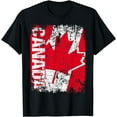 thumbnail image 1 of CANADA Flag Vintage Distressed CANADA T-Shirt, 1 of 3