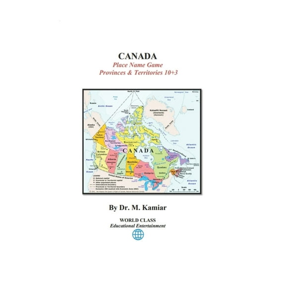 CANADA - Place Name Game: Provinces & Territories 10+3, (Paperback)