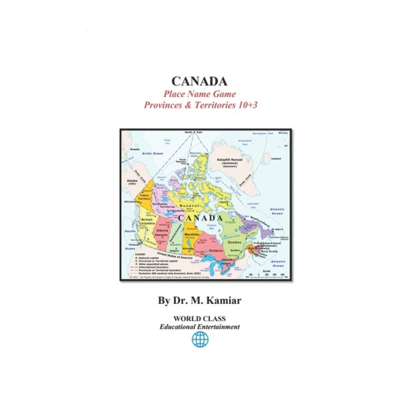CANADA - Place Name Game: Provinces & Territories 10+3, (Paperback)