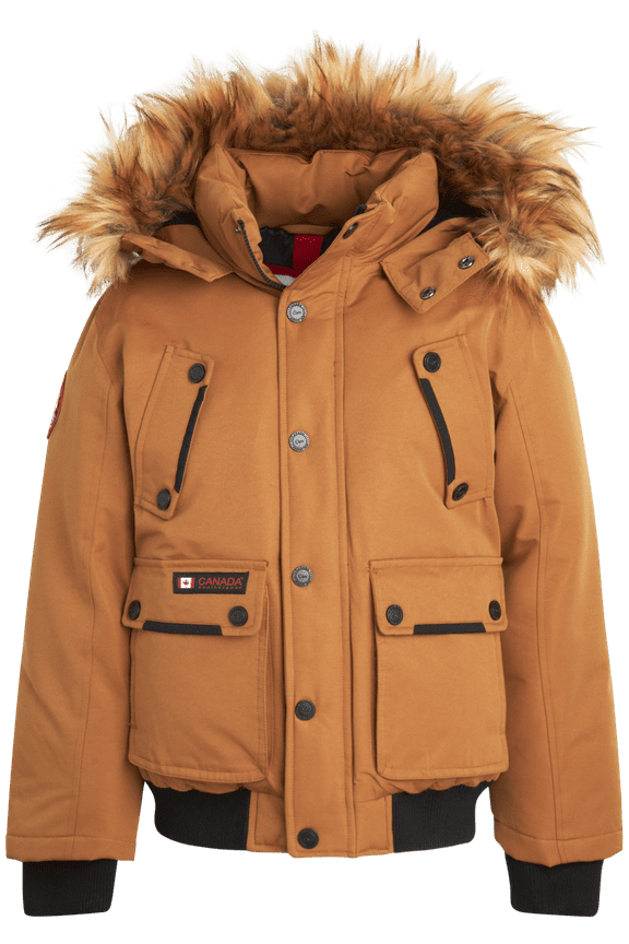 Boys' Winter Coat - Heavyweight Bomber Parka Ski Jacket (Size: 8-20)
