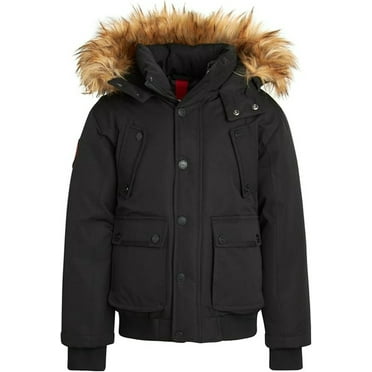 CANADA WEATHER GEAR Boys' Winter Coat - Heavyweight Bomber Parka Ski Jacket (Size: 8-20)