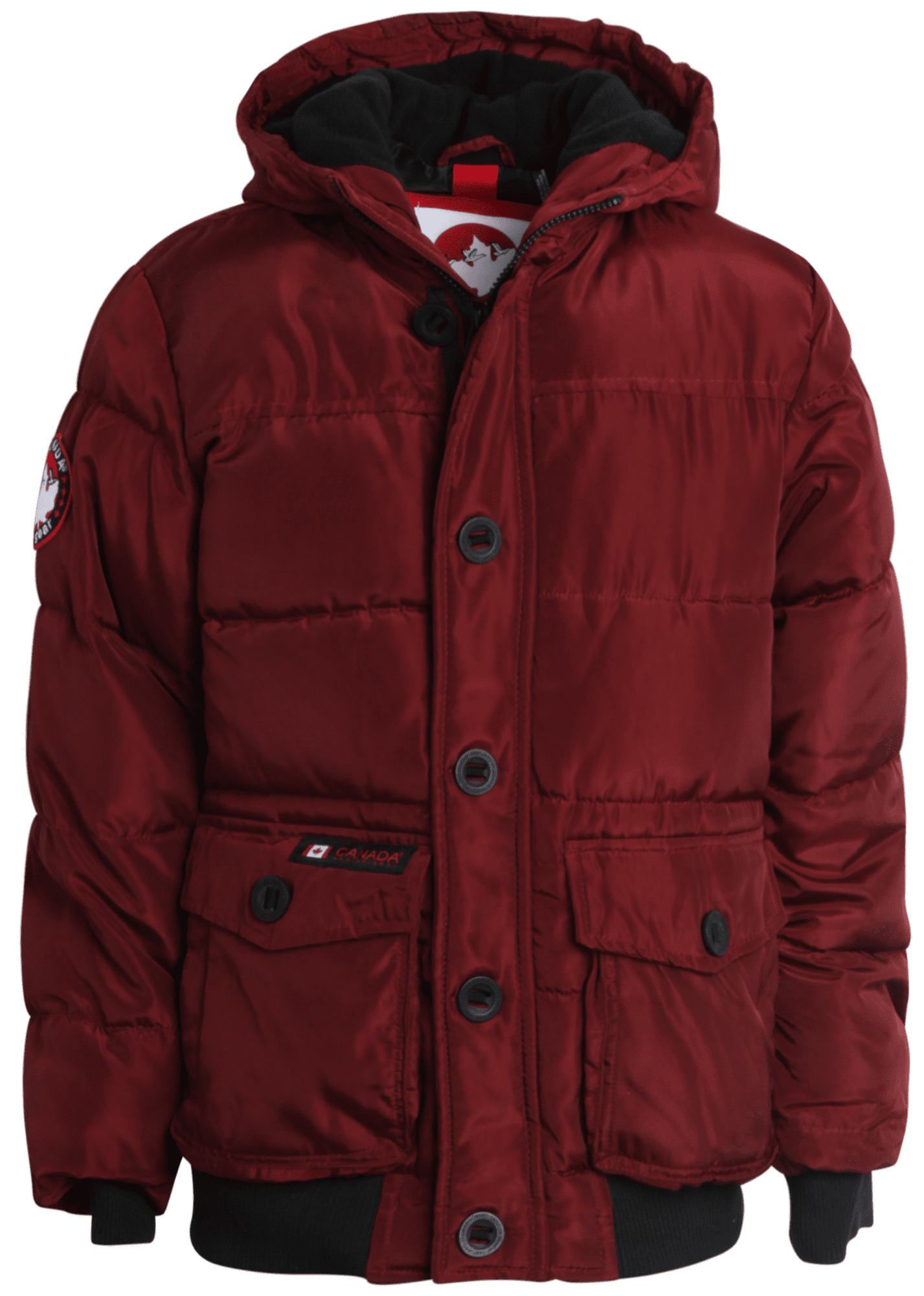 CANADA WEATHER GEAR Boys’ Winter Coat – Quilted Bubble Puffer Ski ...