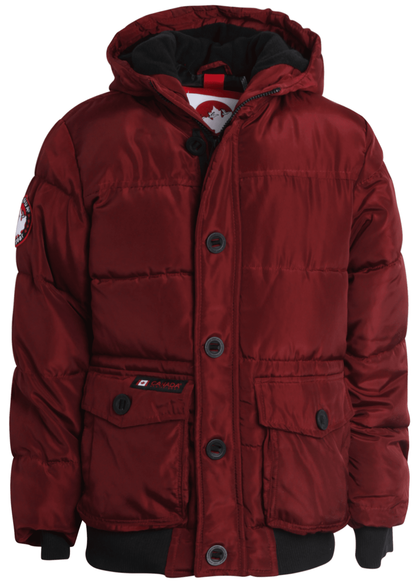 CANADA WEATHER GEAR Boys' Winter Coat Quilted Bubble Puffer Ski
