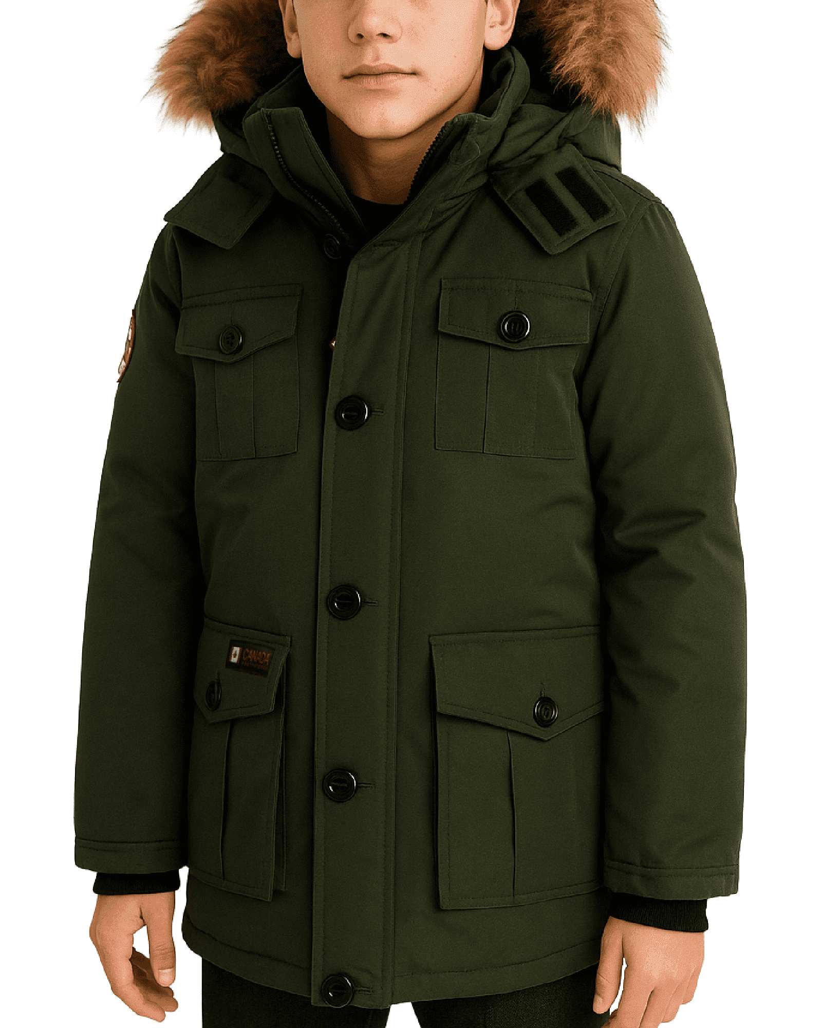 CANADA WEATHER GEAR Boys' Winter Jacket - Heavyweight Teflon