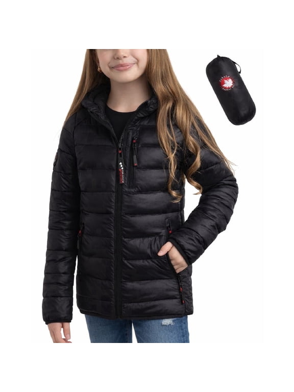 Girls Puffer Jacket Lightweight Packable Bubble Coat Outerwear Jackets