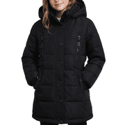 Canada Weather Gear Girls Winter Coat Stadium Length Quilted Puffer Parka Insulated Outerwear