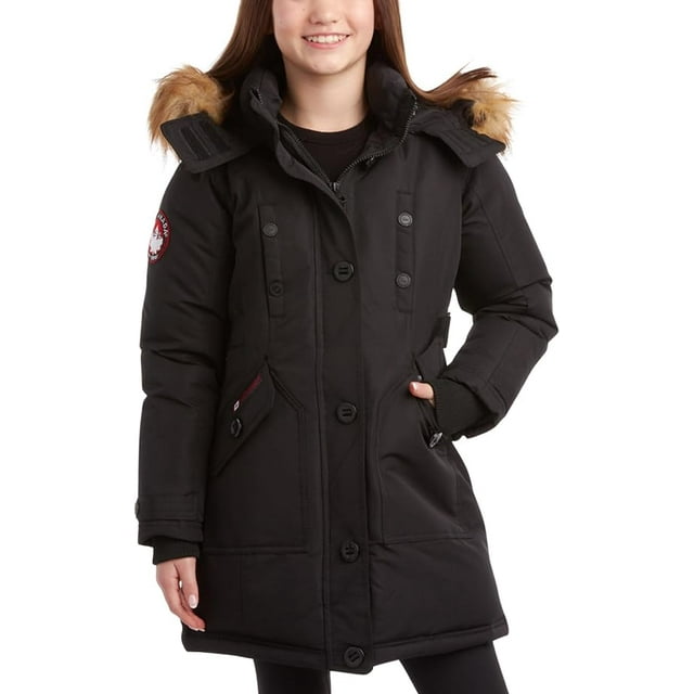 CANADA WEATHER GEAR Girls’ Winter Jacket – Stadium Expedition Parka ...