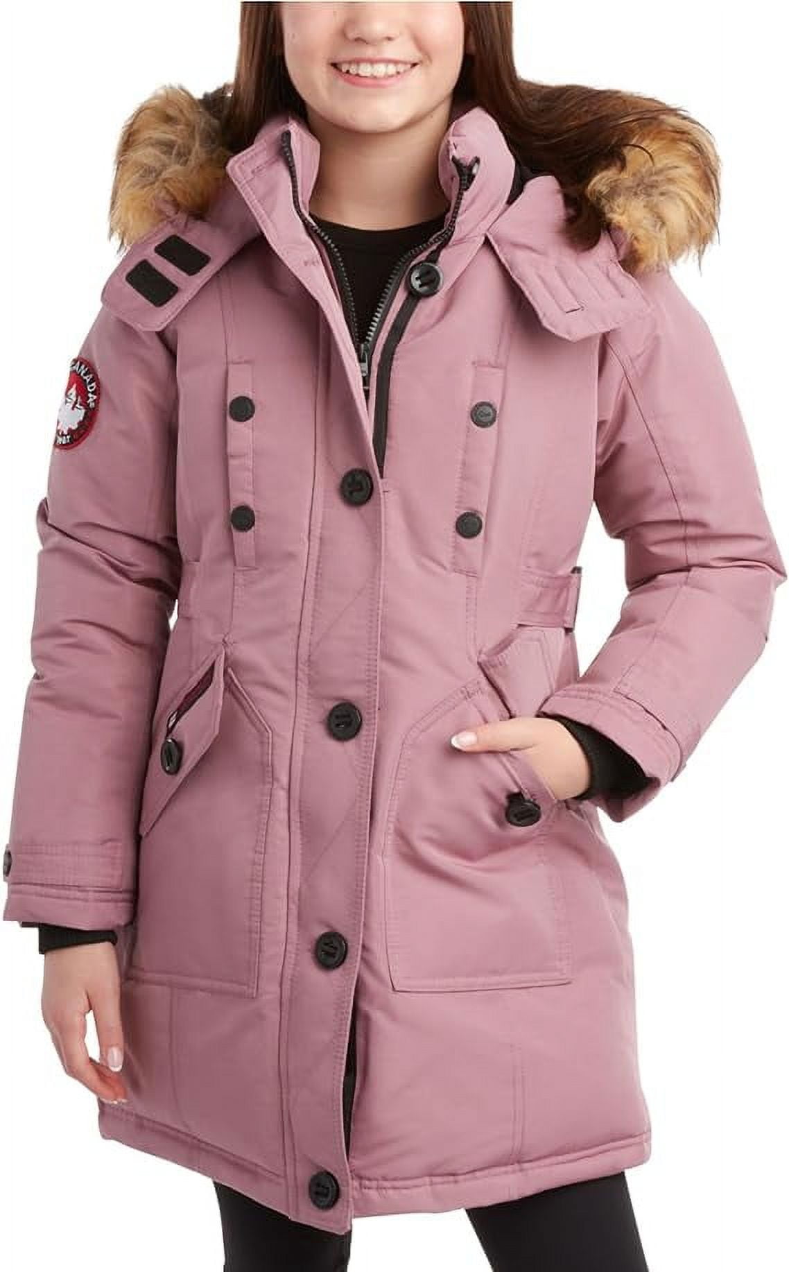  CANADA WEATHER GEAR Abrigo de invierno para mujer - Parka para  estadio, capucha con ribete de piel (S-3XL), Rosa (Pink Haze) : Ropa,  Zapatos y Joyería