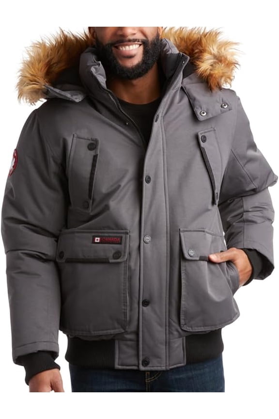 Men’s Big & Tall Winter Jacket– Heavyweight Bomber Parka Coat – for Men (M-5XL)