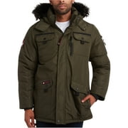CANADA WEATHER GEAR Men's Parka Jacket - Heavyweight Ripstop Therma Foil Puffer Coat (M-5X)