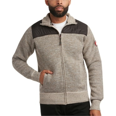 CANADA WEATHER GEAR Men's Sweater - Classic Zip Up Polar Fleece Mens Jackets (M-XXL)
