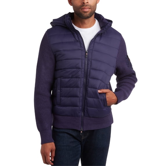 CANADA WEATHER GEAR Men's Sweater - Cozy Full Zip Up Hoodie Puffer Sweaters for Men (M-XXL)