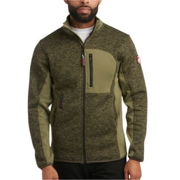 IZOD Men's & Big Men's Zip-Front Flannel Shirt Jacket, Up to