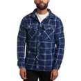 thumbnail image 1 of CANADA WEATHER GEAR Men's Sweatshirt - Plaid Sherpa Lined Fleece Long Sleeve Shirt for Men (M-XXL), 1 of 7