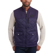 CANADA WEATHER GEAR Mens Vest - Zip Up Sweater Yoke Front & Back Quilted Heated Vest for Men M-XXL