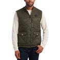 thumbnail image 1 of CANADA WEATHER GEAR Men's Vest - Zip Up Sweater Yoke Front & Back Quilted Heated Vest for Men M-XXL, 1 of 7