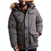 CANADA WEATHER GEAR Men's Winter Coat - Heavyweight Teflon Canvas Parka Jacket (M-XXL)