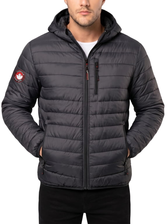 Mens Puffer Jacket - Packable, Lightweight Winter Coat