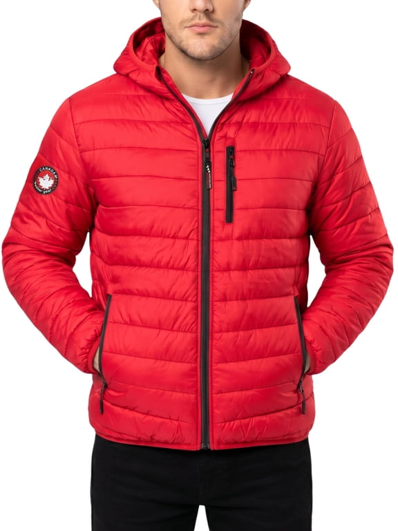 Mens Puffer Jacket - Packable, Lightweight Winter Coat