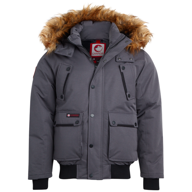 CANADA WEATHER GEAR Mens Winter Coats Heavyweight Bomber Parka Jacket