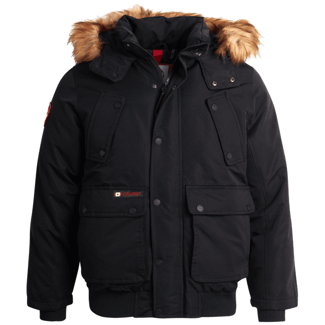CANADA WEATHER GEAR Mens Winter Coats Heavyweight Bomber Parka Jacket