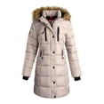 thumbnail image 1 of CANADA WEATHER GEAR Women's Winter Jacket - Heavyweight Long Length Bubble Puffer Parka (S-3X), 1 of 7