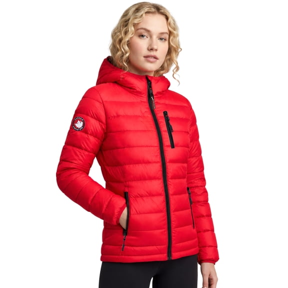 CANADA WEATHER GEAR Womens Puffer Jacket - Packable Lightweight Winter Coat