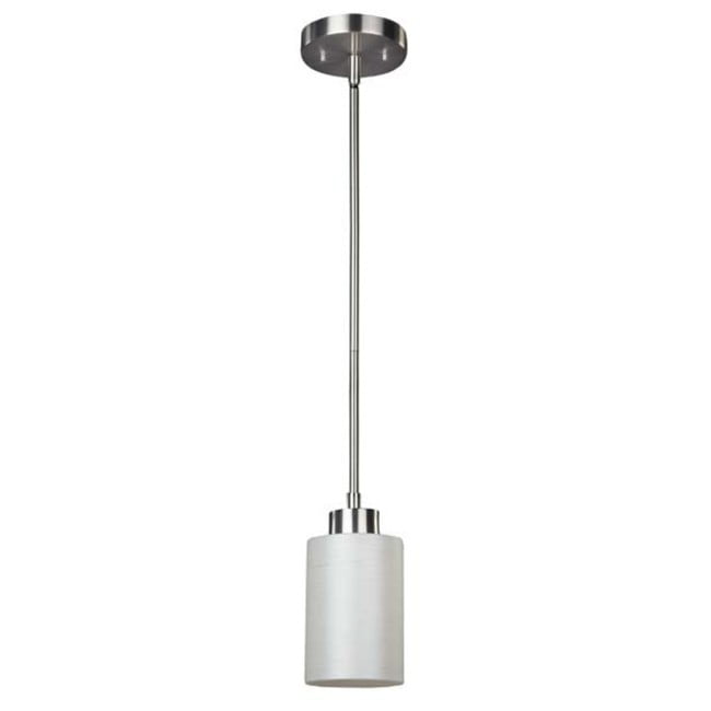 Elegant Bronze Mini Pendant Light with Painted Glass, 58''