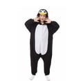 thumbnail image 1 of CANASOUR Black Penguin Onesie Polyester Cosplay Funny Cute Suit Animal Pajamas for Kids 10-12 Years, 1 of 6