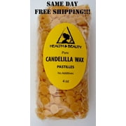 Candelilla Wax Flakes Organic Vegan Beads Pastilles Prime 100% Pure 4 Oz