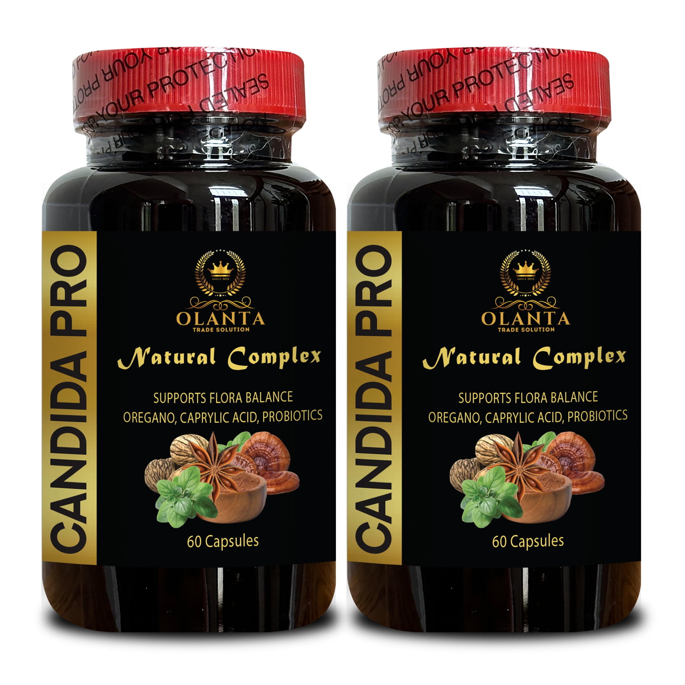 CANDIDA PRO COMPLEX black walnut wormwood oregano oil, candida