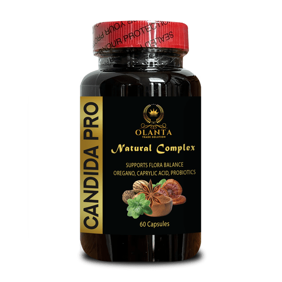 CANDIDA PRO - Intestinal Health & Immune Support, candida complex, Botanical Gut Support, Reishi Mushroom, Black Walnut - 1 Bottle