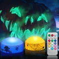 CANDLE IDEA 2 PCS Color Changing Halloween LED Pumpkin Candle Lights