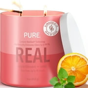 Candle-Lite Pure Apple Blossom & Neroli Odor Eliminating Scented Candles, Neofresh Technology Eliminates 99.9% of Odors, 16 oz 2-Wick Jar, Proudly Poured in the USA, 44-60 Hours Burn Time
