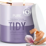 Candle-Lite Pure Patchouli & Magnolia Odor Eliminating Scented Candles, Neofresh Technology Eliminates 99.9% of Odors, 16 oz 2-Wick Jar, Proudly Poured in the USA, 44-60 Hours Burn Time