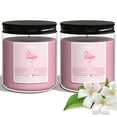 thumbnail image 1 of Candle-Lite Pink Shoreline Scented Candles Set, Aromatherapy, 2 Pack 6.5 oz Single-Wick Jar, 40 Hours of Burn Time, Perfect for Gifting and Celebration, 1 of 3