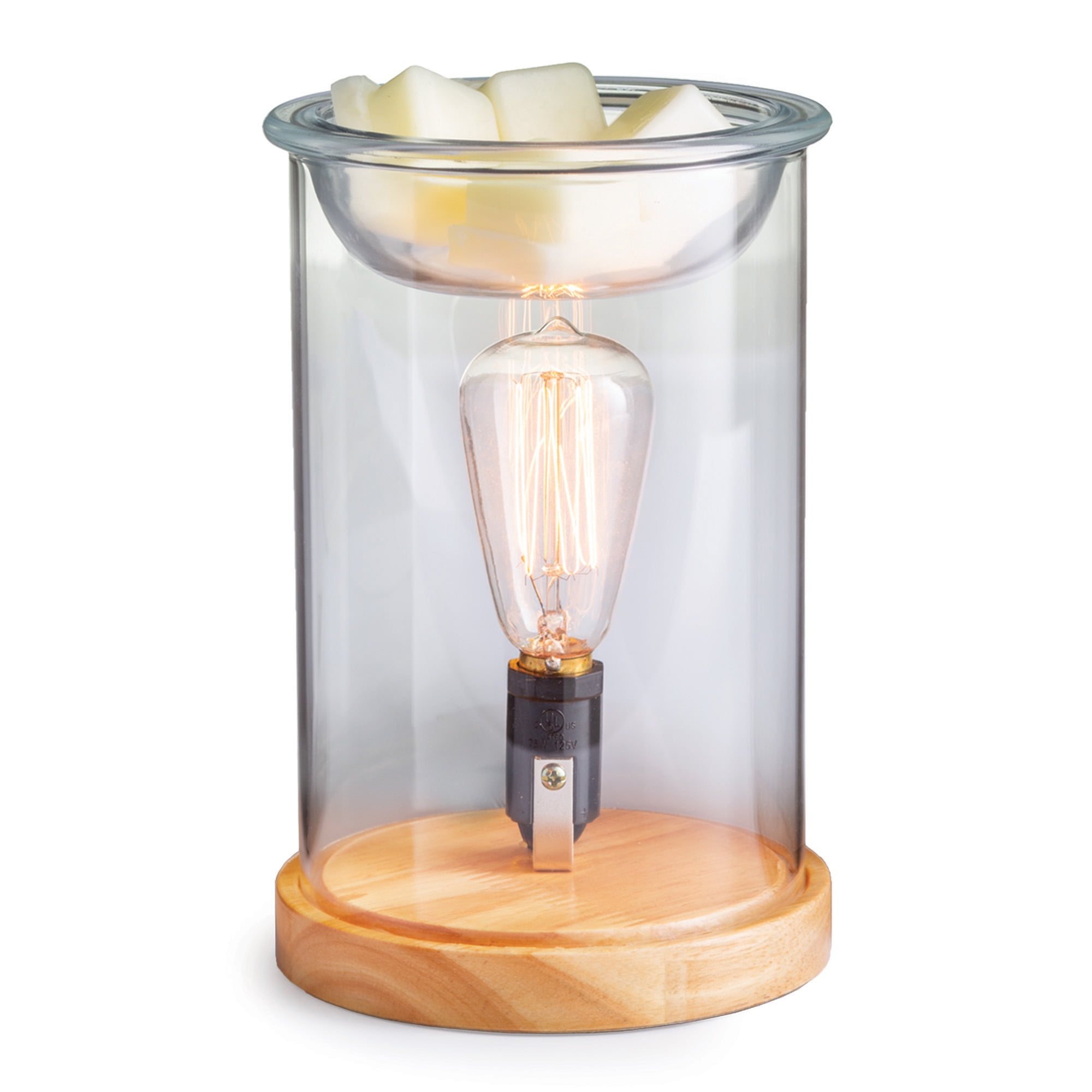 Vintage Bulb Electric Candle Warmer With Timer,for Scented Wax Melts,  Cubes, Tarts, Air Freshener Set For Rustic Home Dcor, Office, Gifts