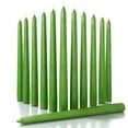 thumbnail image 1 of CANDWAX 12 inch Taper Candles Set of 12 - Dripless and Smokeless Candle Unscented - Slow Burning Candle Sticks Perfect as Dinner Candles and Household Candles - Grass Green Candles Taper, 1 of 6
