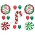 thumbnail image 1 of CANDY CANE CHRISTMAS Balloons Birthday party Decoration Supplies Parade Cookie Exchange, 1 of 7